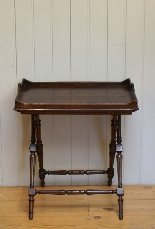 Late 19th Century Solid Oak Butlers Tray